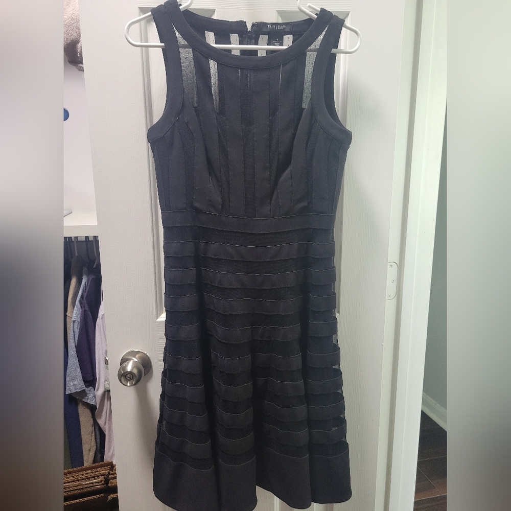 White House Black Market Black Sheath Cocktail Dress